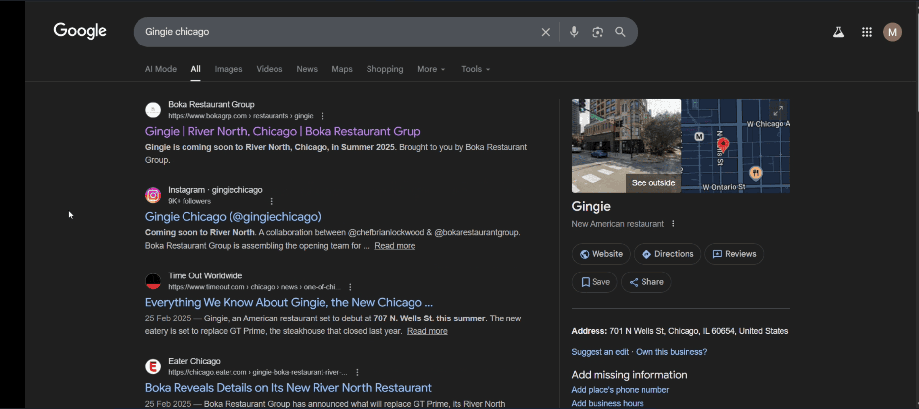 Google shows wrong results