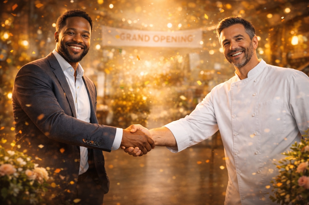 Grand Opening Background